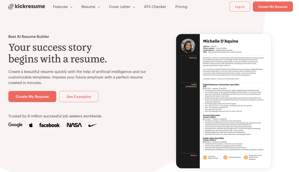 KickResume