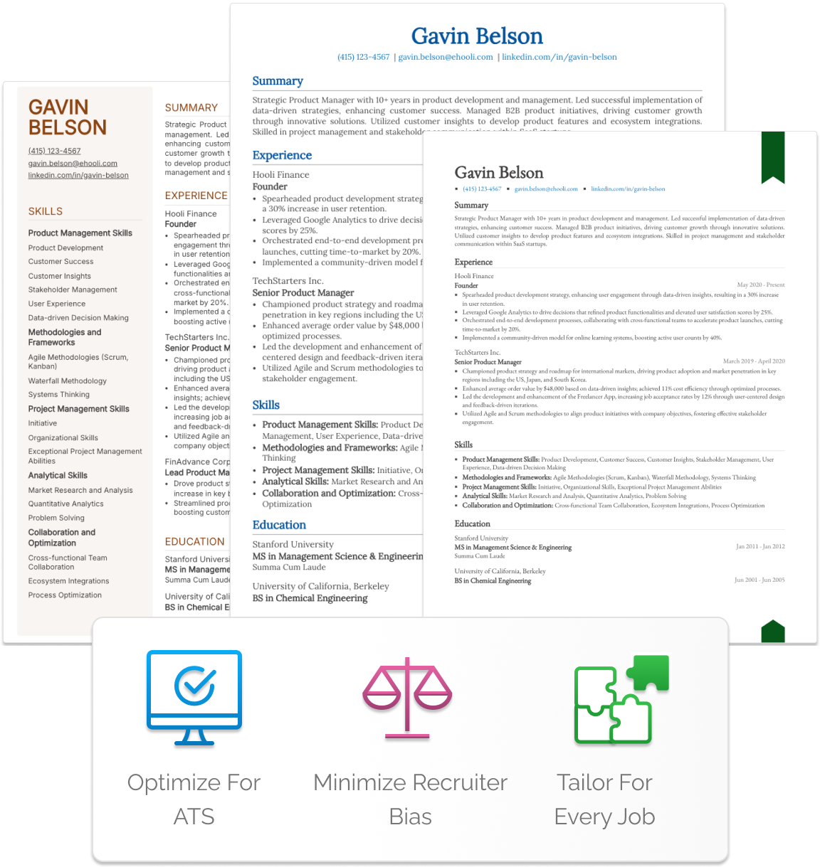 Image showing job winning resumes and Upplai's value proposition