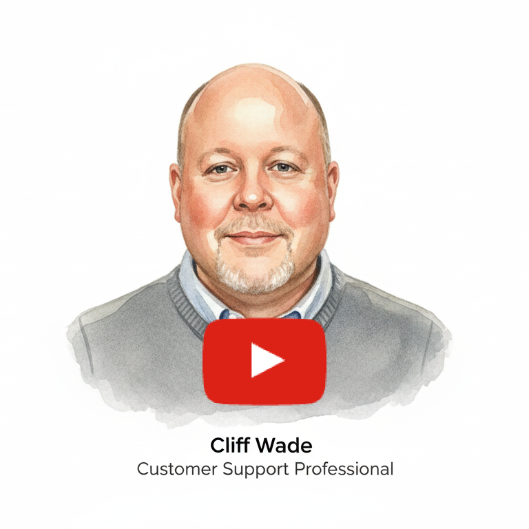 YouTube Thumbnail Showing Headshot of Cliff Wade