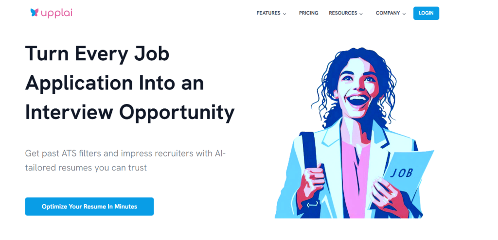 Upplai' AI resume optimization platform