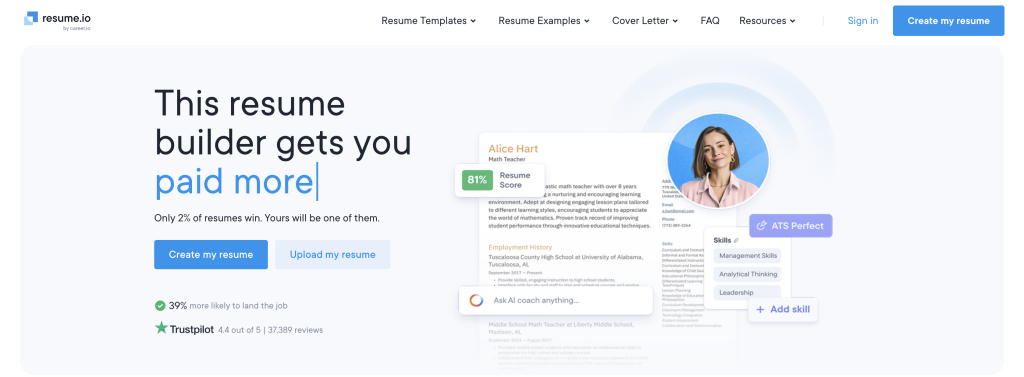 resume.io